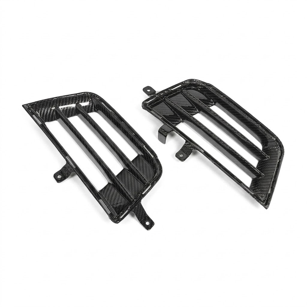 2016-2019 CADILLAC ATS-V | CARBON FIBER FRONT LOWER GRILLE BEZEL INSERT