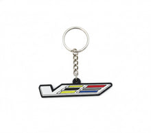 CADILLAC V LOGO SOFT RUBBER KEYCHAIN