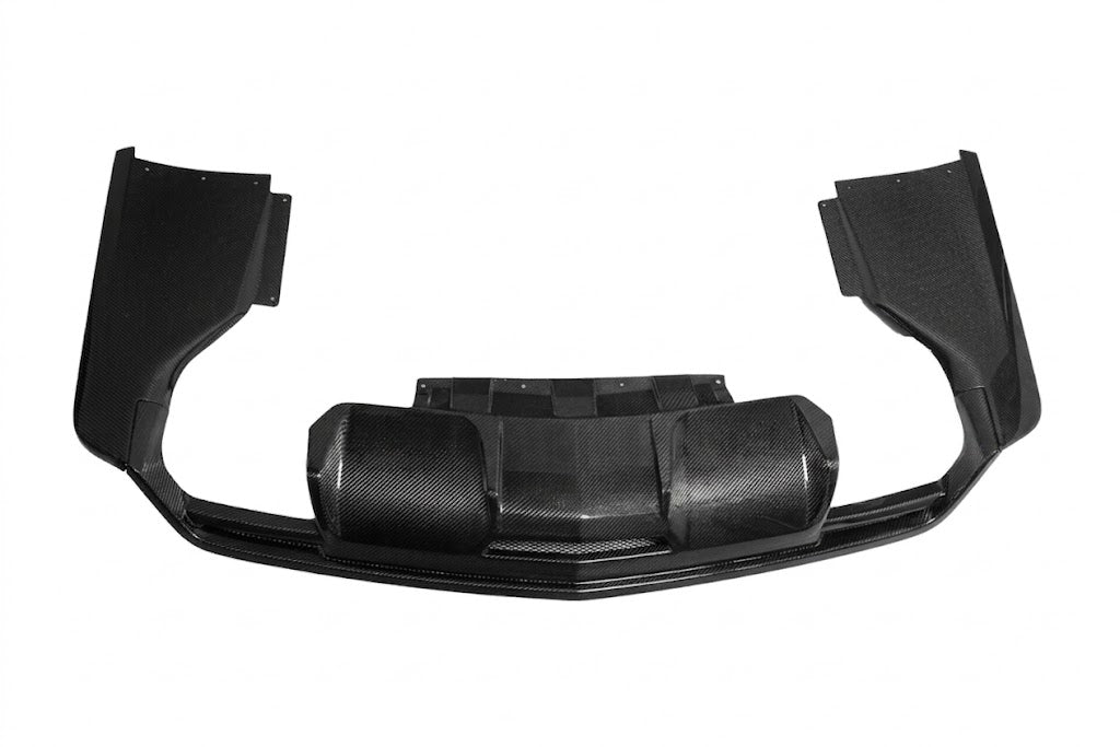 2016-2019 CADILLAC CTS-V | GM FACTORY STYLE CARBON FIBER REAR BUMPER DIFFUSER
