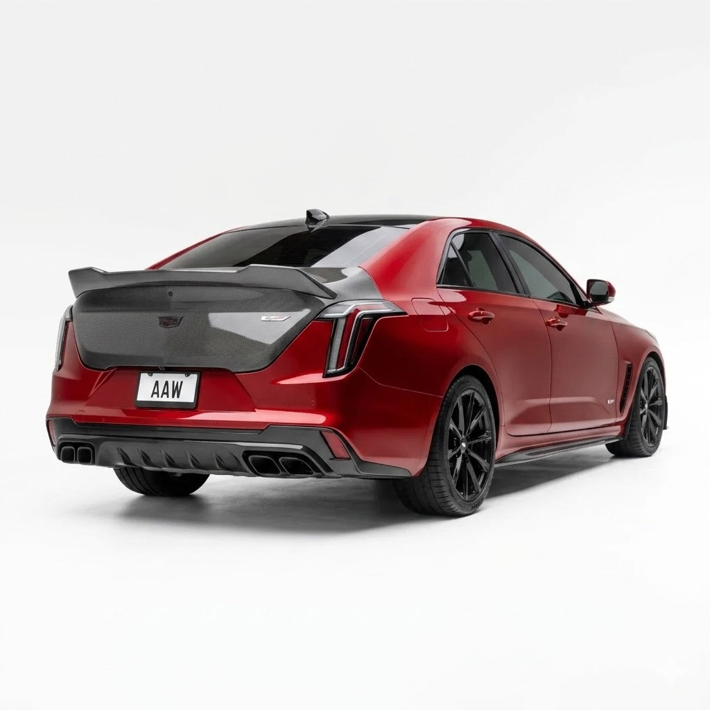 2021-2026 CADILLAC CT4-V BLACKWING | CARBON FIBER TRUNK WITH INTERGRATED SPOILER